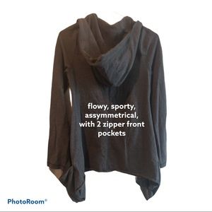 Nancy Rose Performance zipper front hoodie